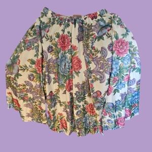 Vintage floral Skirt